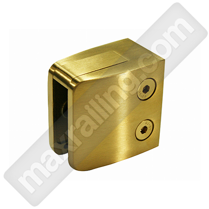 Styklodyrjach gold zlaten sateniran za stena. Златен станиран стъклодържач за стена